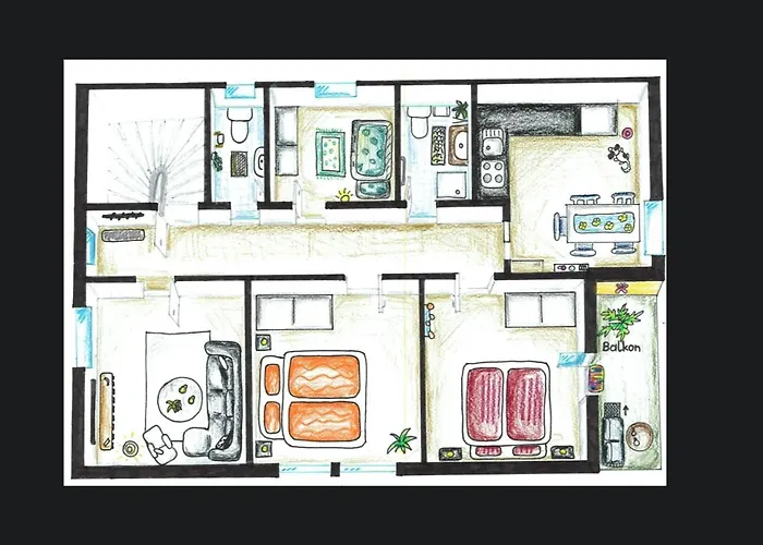 Angerpartments-sonnige Grosse Mit Balkon Und Kostenlosen Parkplatz * Döbriach